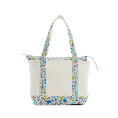 Coated Canvas Tote - Posies