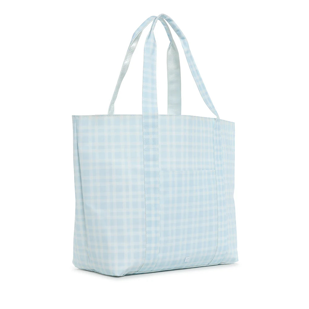 Jumbo Tote - Pimlico Plaid Blue