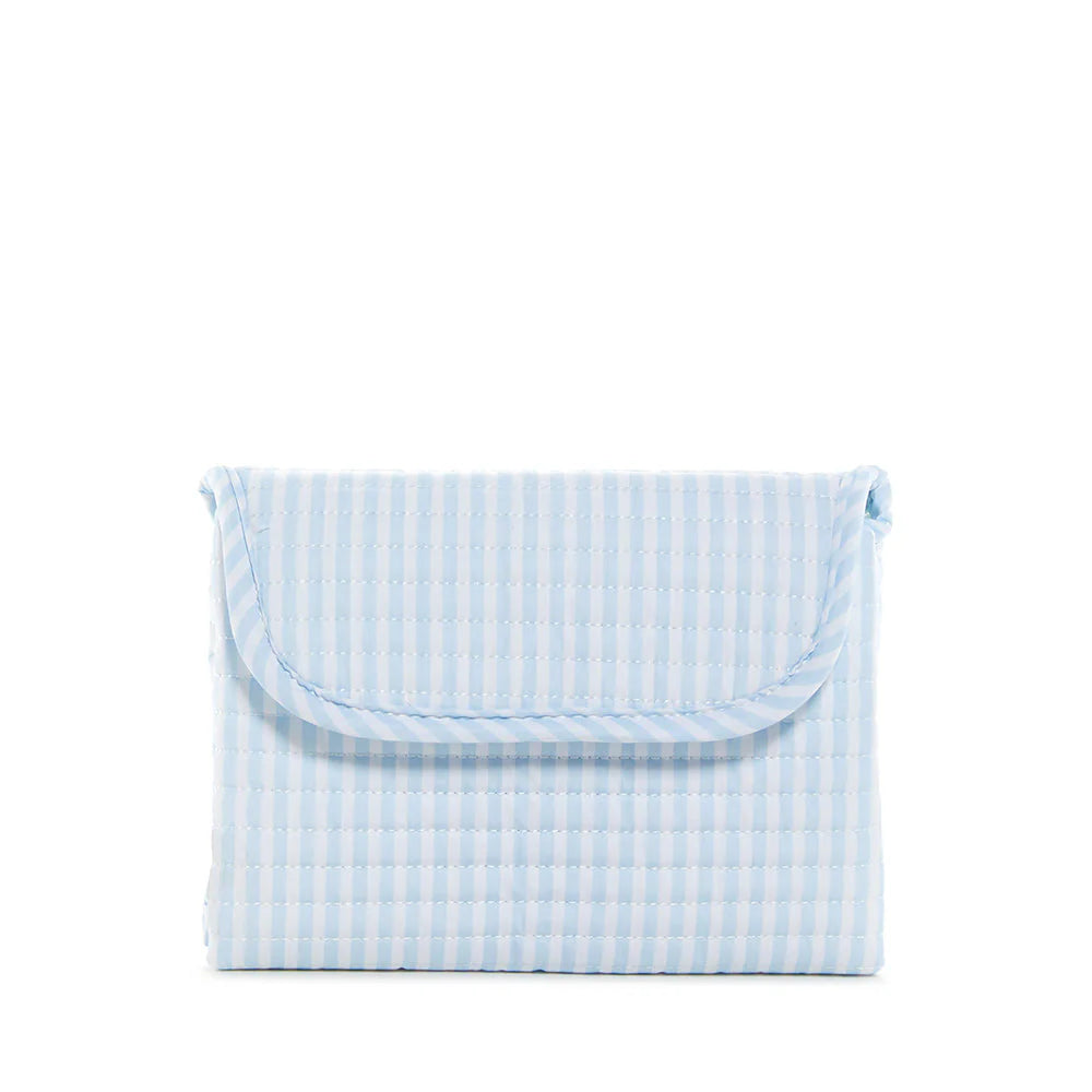 Quilted Changing Mat - Pimlico Stripe Blue