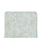 Roadie Large Zip Pouch - Bunny Toile Green