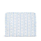 Roadie Large Zip Pouch - Ribbon Floral Blue