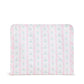 Roadie Large Zip Pouch - Ribbon Floral Pink