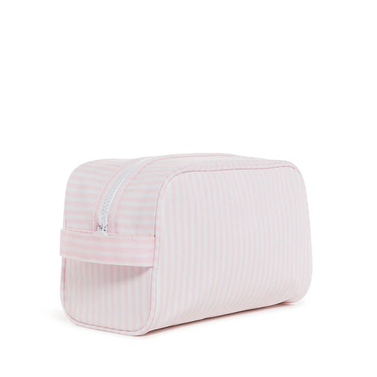 Stowaway Toiletry Bag - Pimlico Stripe Pink