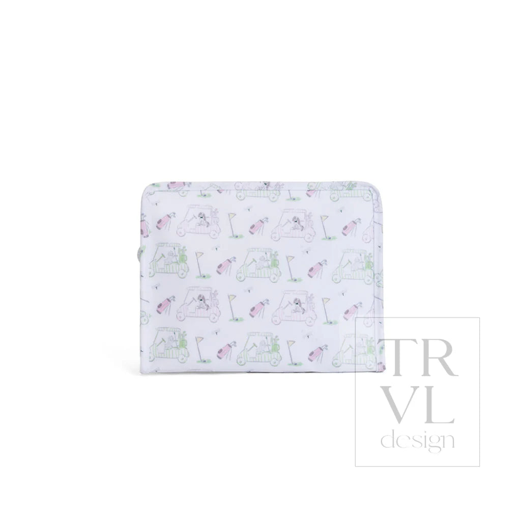Roadie Large Zip Pouch - Putt Putt Pink